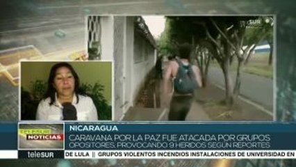 Grupos violentos incendian universidad en Nicaragua