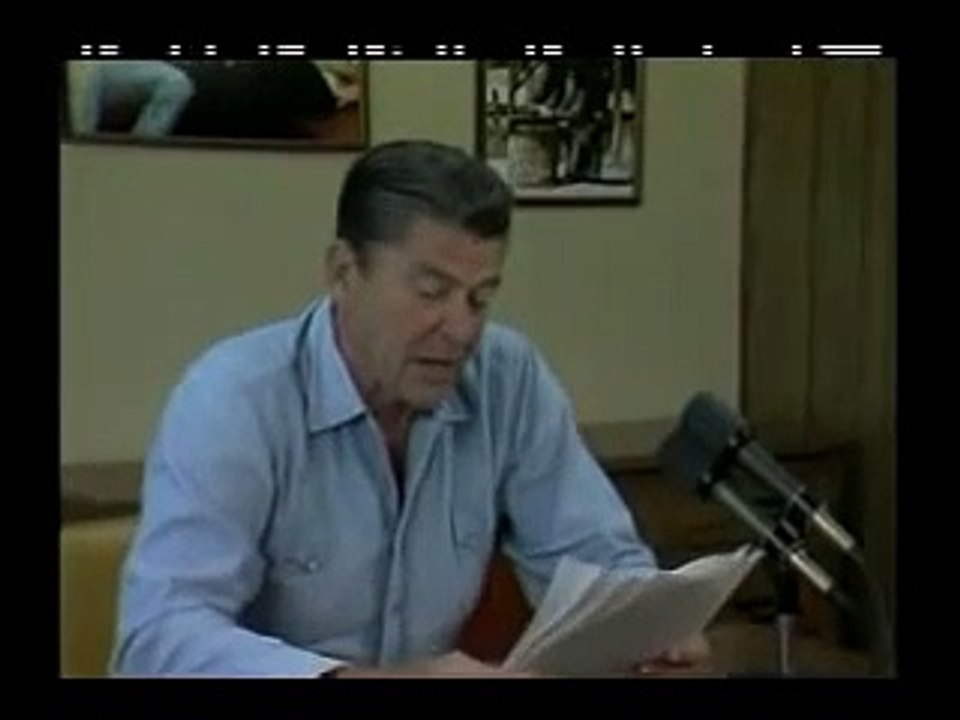 President Ronald Reagan, I love the 4th of July