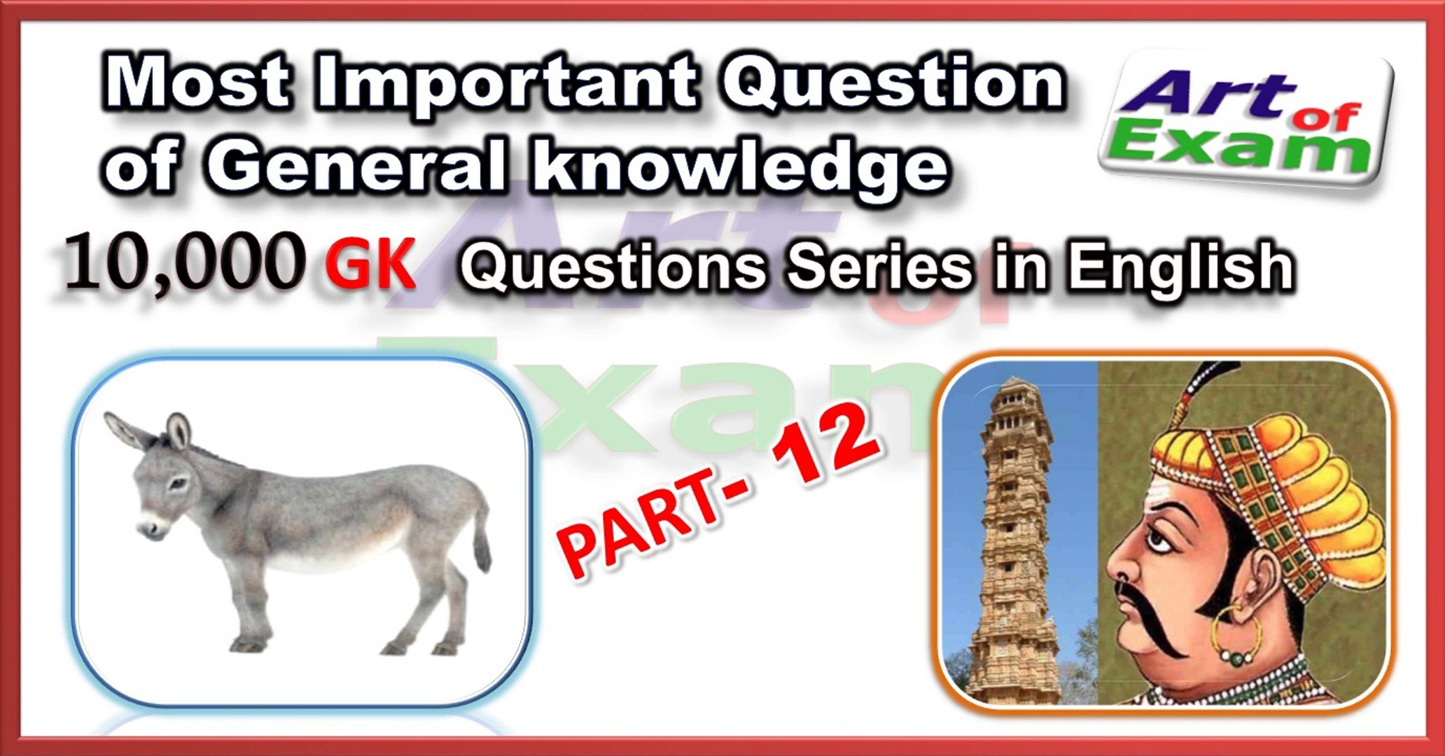 Gk Question And Answers Part 12 For All Competitive Exams Like