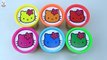 Hello Kitty Clay Learning Numbers Colors in English Balloon Surprise Cup Toys Hello Kitty Children