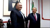 Mike Pompeo meets Mexico's president-elect Obrador