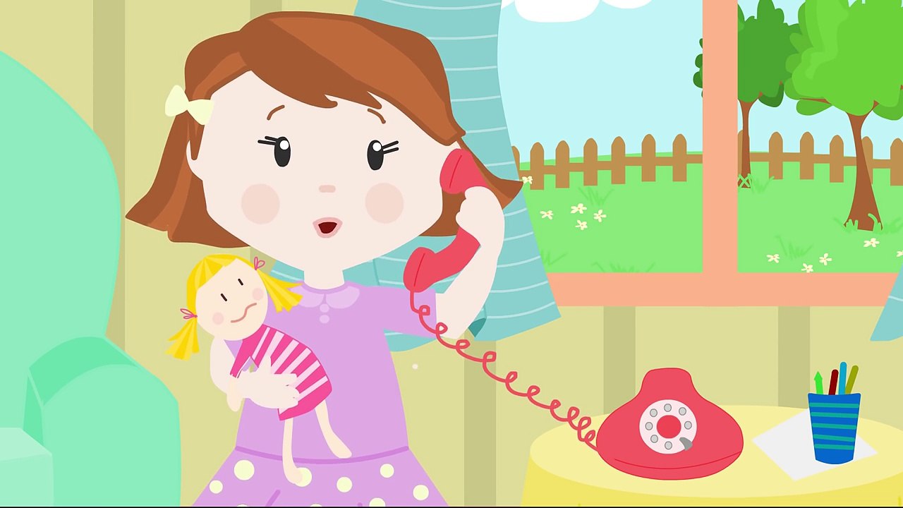 MISS POLLY HAD A DOLLY Nursery Rhyme with Lyrics