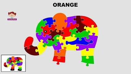 Learn Colors with Elephant Picture, Kids Learning Videos, Children Toddlers Baby Learning Video