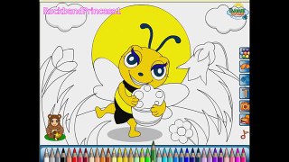 Honey Bee Coloring Pages For Kids - Honey Bee Coloring Pages