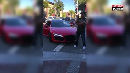 Un homme se prend une raclée après avoir frappé dans une Audi R8 (Vidéo)