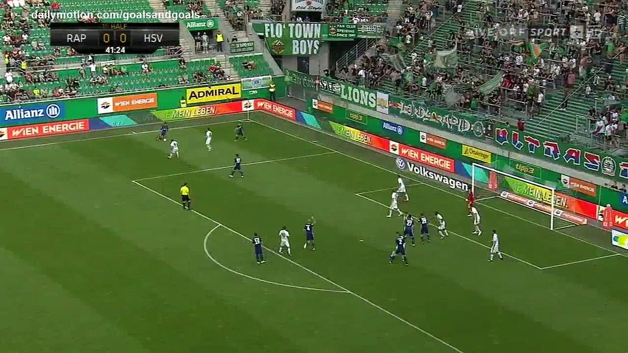 Matti Steinmann Goal HD - Rapid Vienna 0 - 1 Hamburger SV - 14.07.2018 (Full Replay)