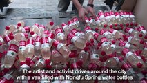 Tainted water exhibition roves around Beijing