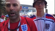 England fans in buoyant mood ahead of Belgium clash