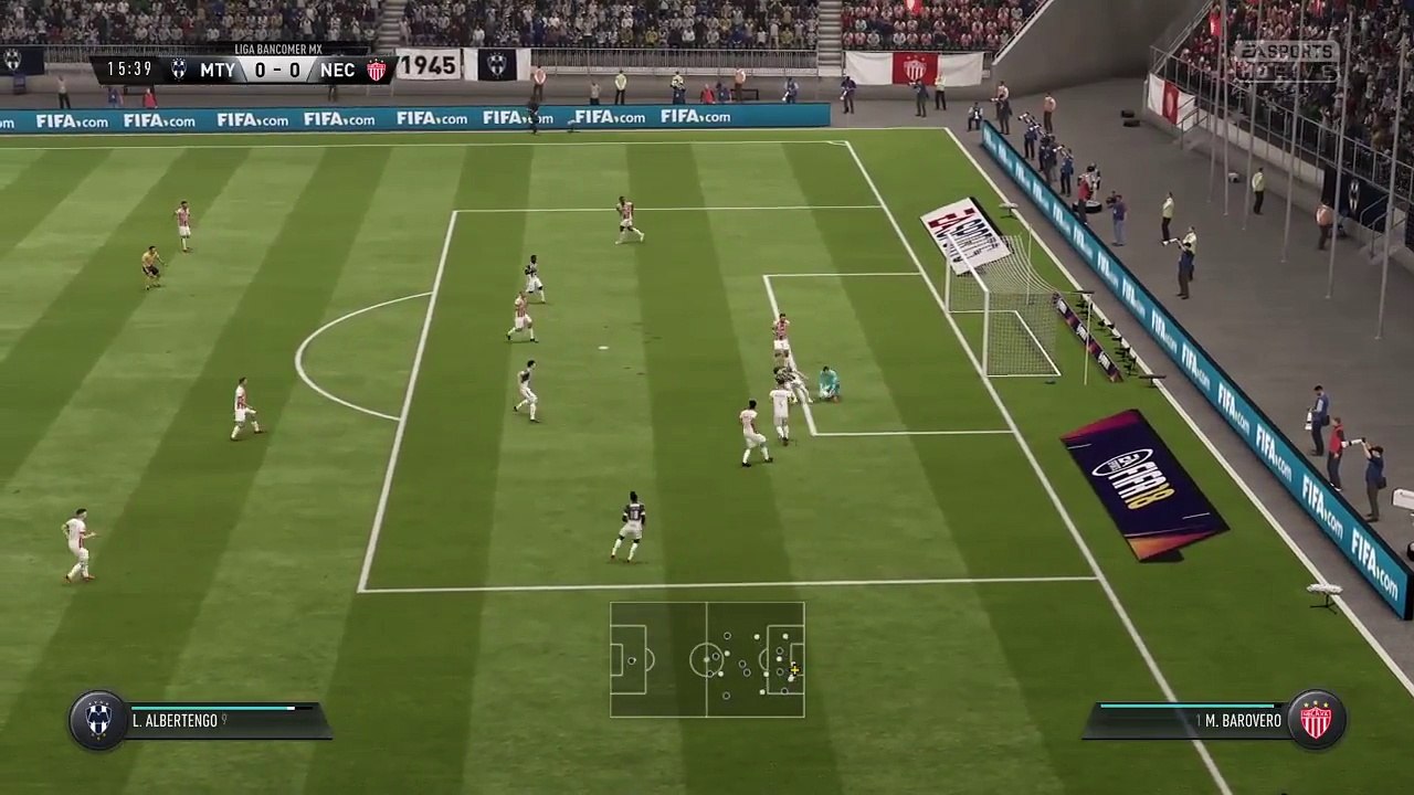 Supercopa MX - Necaxa @ Monterrey - FIFA 18 Simulation Full Game 15/7/18