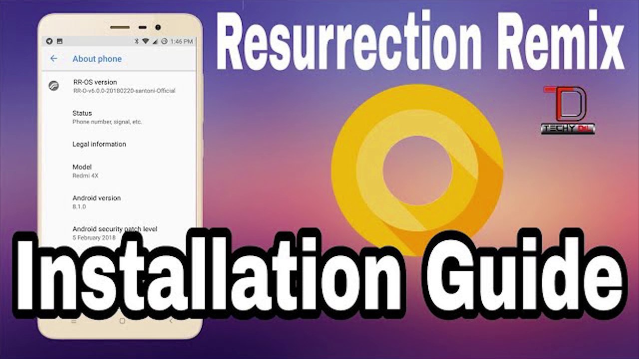 Best 8.1 Oreo Rom 2018 -Resurrection Remix OS on Redmi 4/4X