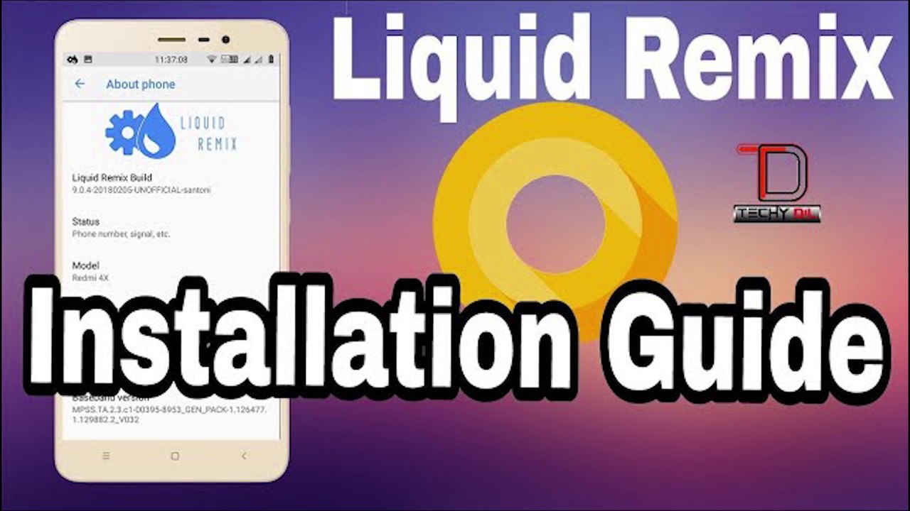 Best 8.1 Oreo Rom 2018 - Liquid Remix  OS on Redmi 4/4X