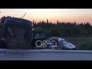 Ora News - Aksident në Kuçovë, 3 të plagosur, dy janë efektivë policie