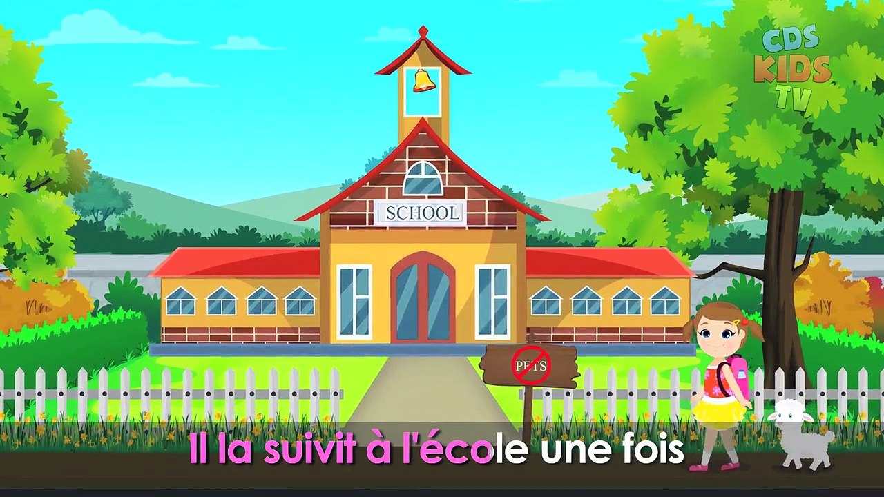 Marie Avait Un Petit Agneau (Mary Had A Little Lamb) | French Nursery Rhymes | CDS Télé Enfants