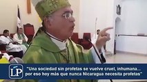 El obispo auxiliar de Managua defendió la labor de la Iglesia Católica durante la actual crisis y advirtió que seguirán del lado de las víctimas. Este es un res