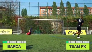 freekickerz vs Rivaldo & Deco - Penalty Football Challenge