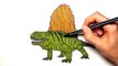 Drawing and Coloring Dinosaurs Color Pages Collection 3 - How to Draw Jurassic World Dinosaur