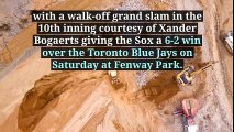 Red Sox Wrap Xander Bogaerts Hits Walk-Off Grand Slam In 10-Inning Win Vs. Blue Jays