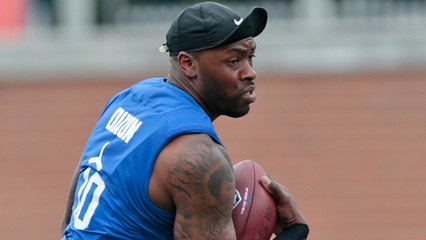 Two-time Super Bowl champion Dennis Dixon breaks free down sideline