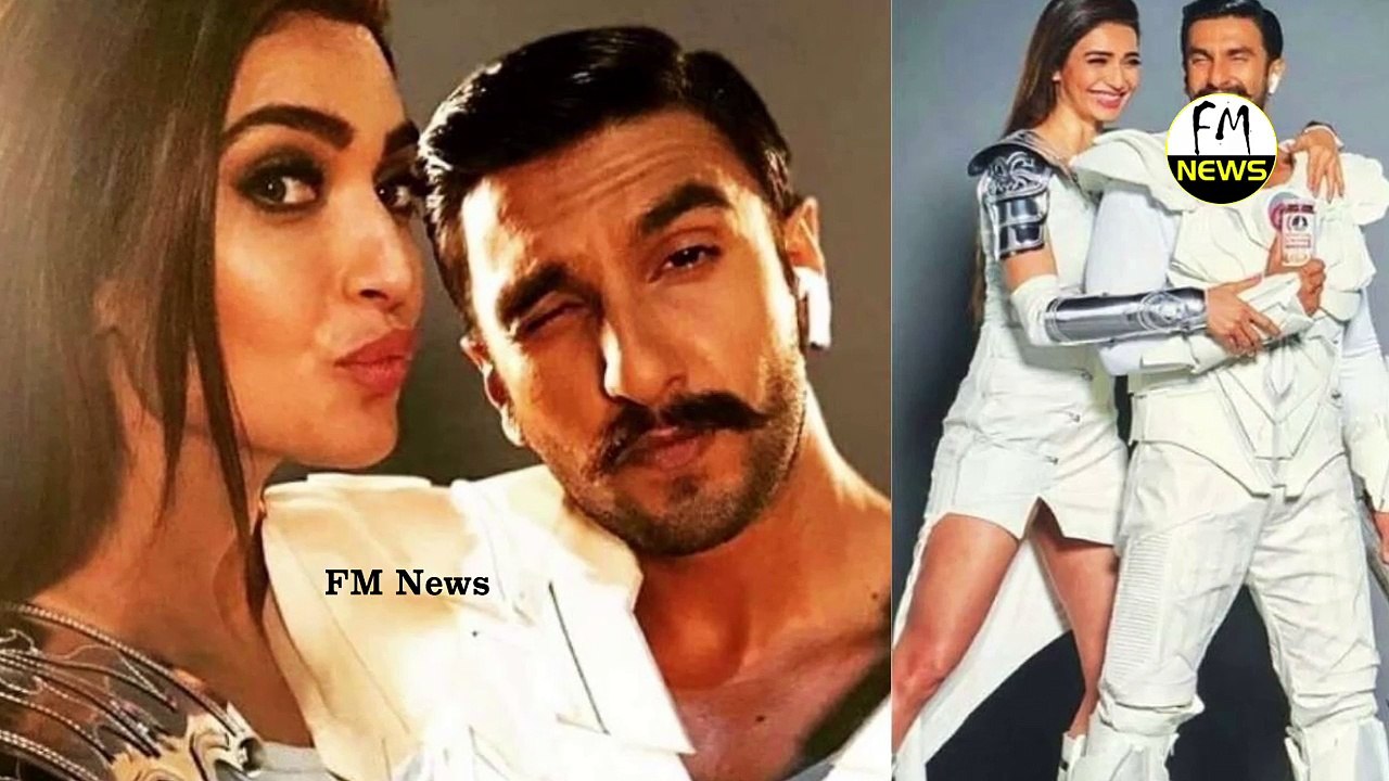 Ranveer Singh with Karishma Tanna at NEW Ad shoot