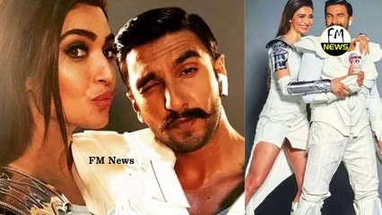 Ranveer Singh with Karishma Tanna at NEW Ad shoot