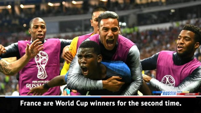France claim second World Cup crown with 4-2 win over Croatia