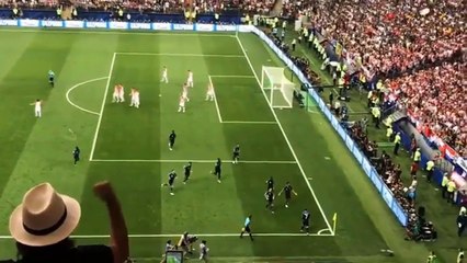 フランス vs クロアチア (4-2) ロシアW杯 決勝 スタジアム目線(2018)