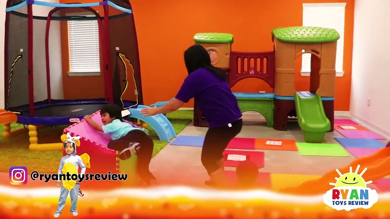 The Floor is Lava Giant Life Size Board Game!!!