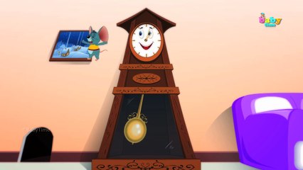 Hickory Dickory Dock | Nursery Rhyme With Lyrics | Songs for Children
