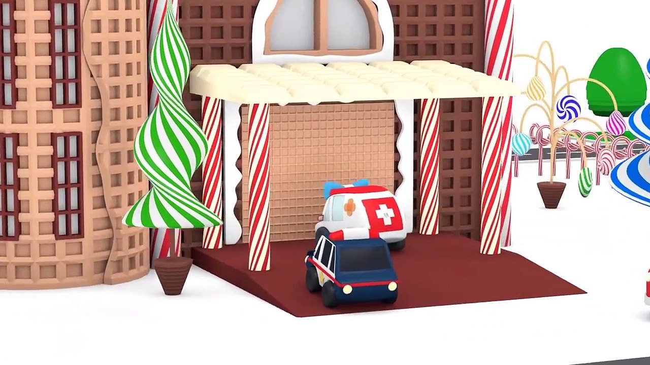 The Circus Surprise - Tiny Town: Street Vehicles Ambulance Police Car Fire Truck