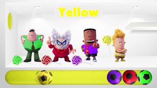 Learning Colors with Balls and Captain Underpants