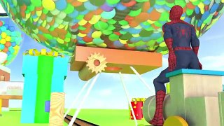 Gumball Machine and Spiderman 3D Gumball Candy Cartoon Candy country