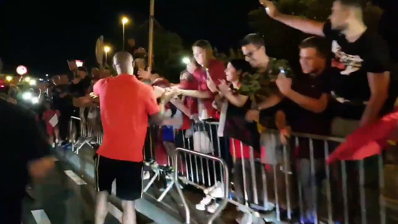 Bélgique : Les joueurs belges accueillis en héros lors de leur retour en Bruxelles