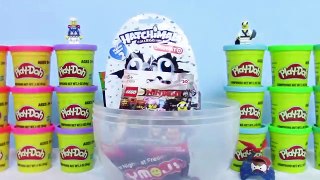 GIANT Lego Ninjago Movie PLAY DOH SURPRISE EGG COMPILATION Lloyd, Kai, Zane, Cole, Jay and Nya