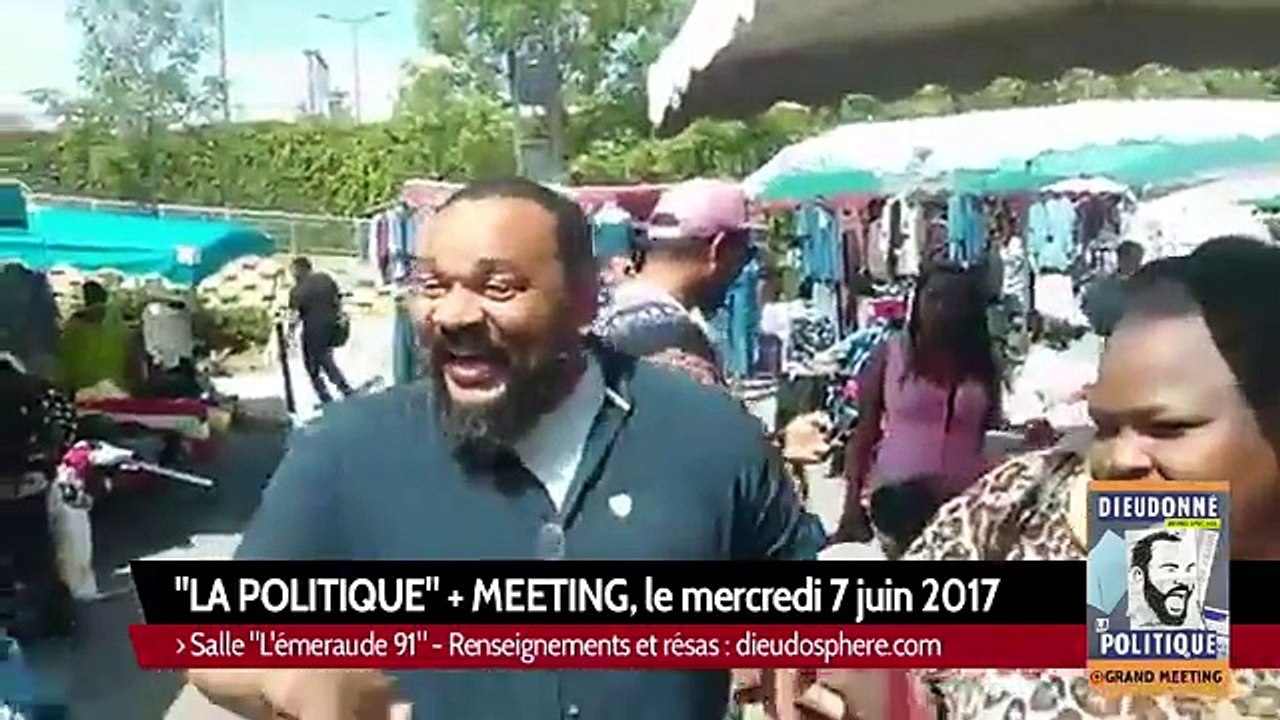 Dieudonné et Manuel Valls se baladent à Évry. ☝