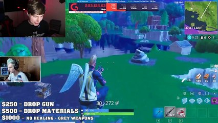 I Donated $50,000 To Ninja - Fortnite