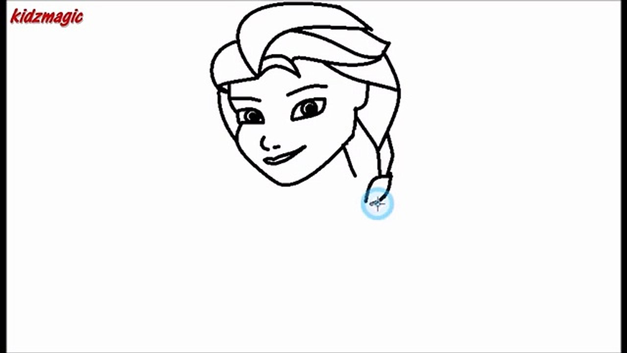 Draw and Color QUEEN ELSA | Coloring for Kids | Learn Colors | Disney Princess Coloring