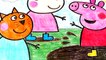 Peppa Pig and Her Friends Coloring Book Pages Kids Fun Art Coloring Video For Kids