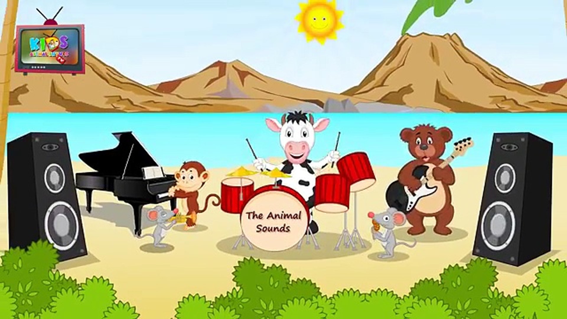 The Animal Sounds | Animal Sound Song | English Nursery Rhyme - video  Dailymotion