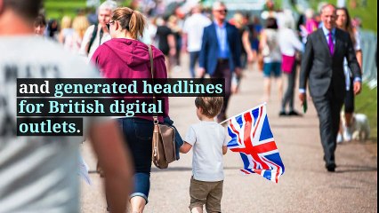 President Donald Trump walking in front of Queen Elizabeth II on Friday