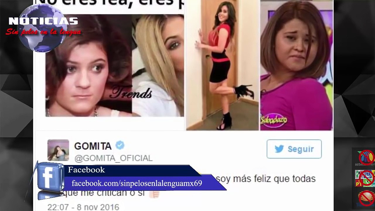 Gomita se compara con kylie jenner