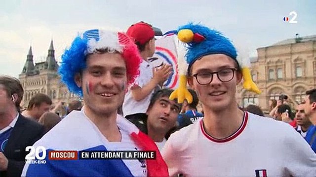 Spécial Allez les Bleus : Rencontre avec les supporters français en Russie à quelques heures de la finale - VIDEO