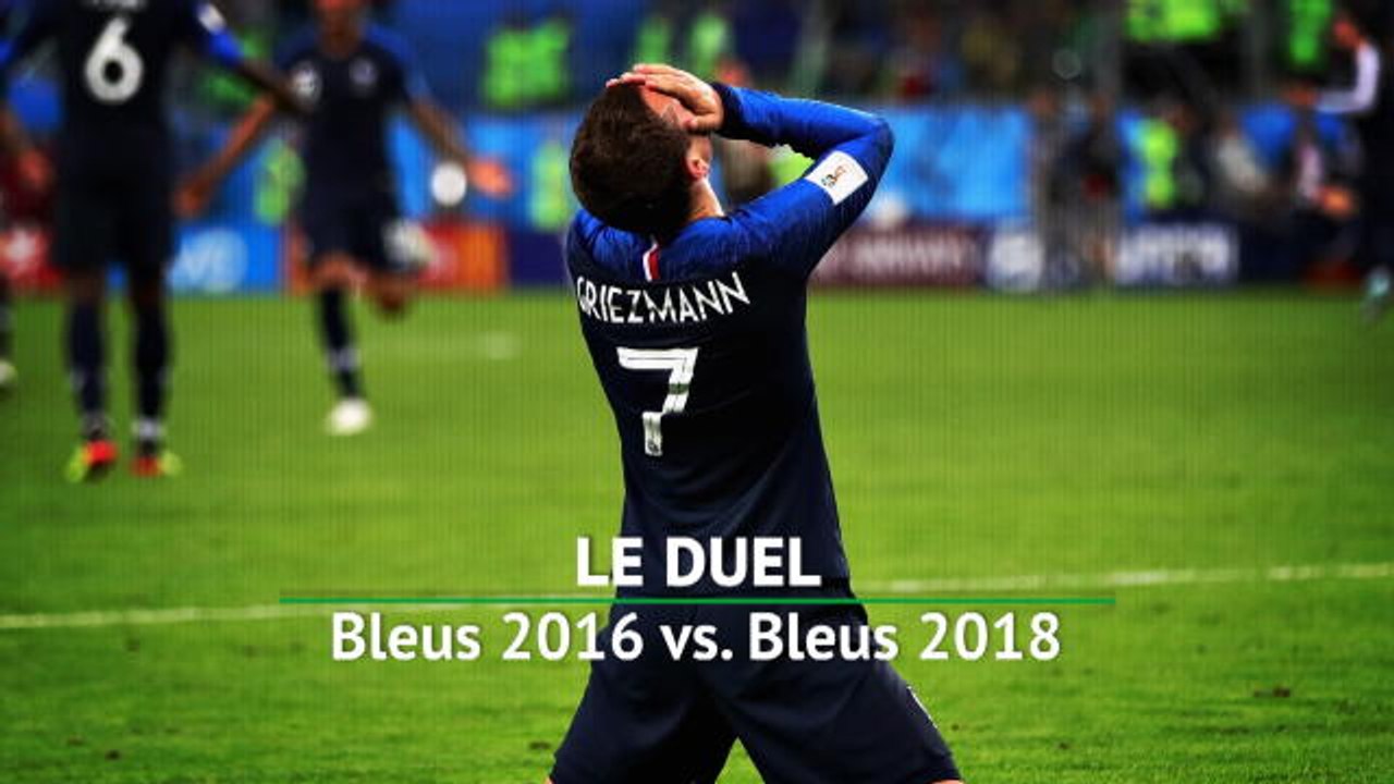 Bleus - 2016 vs. 2018, le duel des finalistes