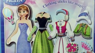 NEW Frozen Anna Princess Dress-Up Magnetic Doll Disney Princess Anna Coronation Dress DisneyCarToys