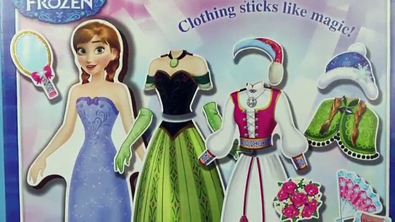 frozen princess dress up magnetic NEW Frozen Anna Princess Dress-Up Magnetic Doll Disney Princess Anna  Coronation Dress DisneyCarToys