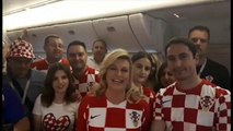 شاهد: رئيسة كرواتيا توجه رسالة للروس وتدعوهم لتشجيع فريقها