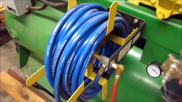 1953 Ingersoll-Rand 10T 2-stage air compressor w/ 15HP single-phase motor and 120 gallon tank