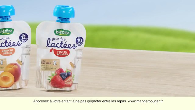 PUB BLEDINA LES GOURDES LACTÉES BLÉDINA, 6 NOUVELLES RECETTES GOURMANDES ! 2017 HQ