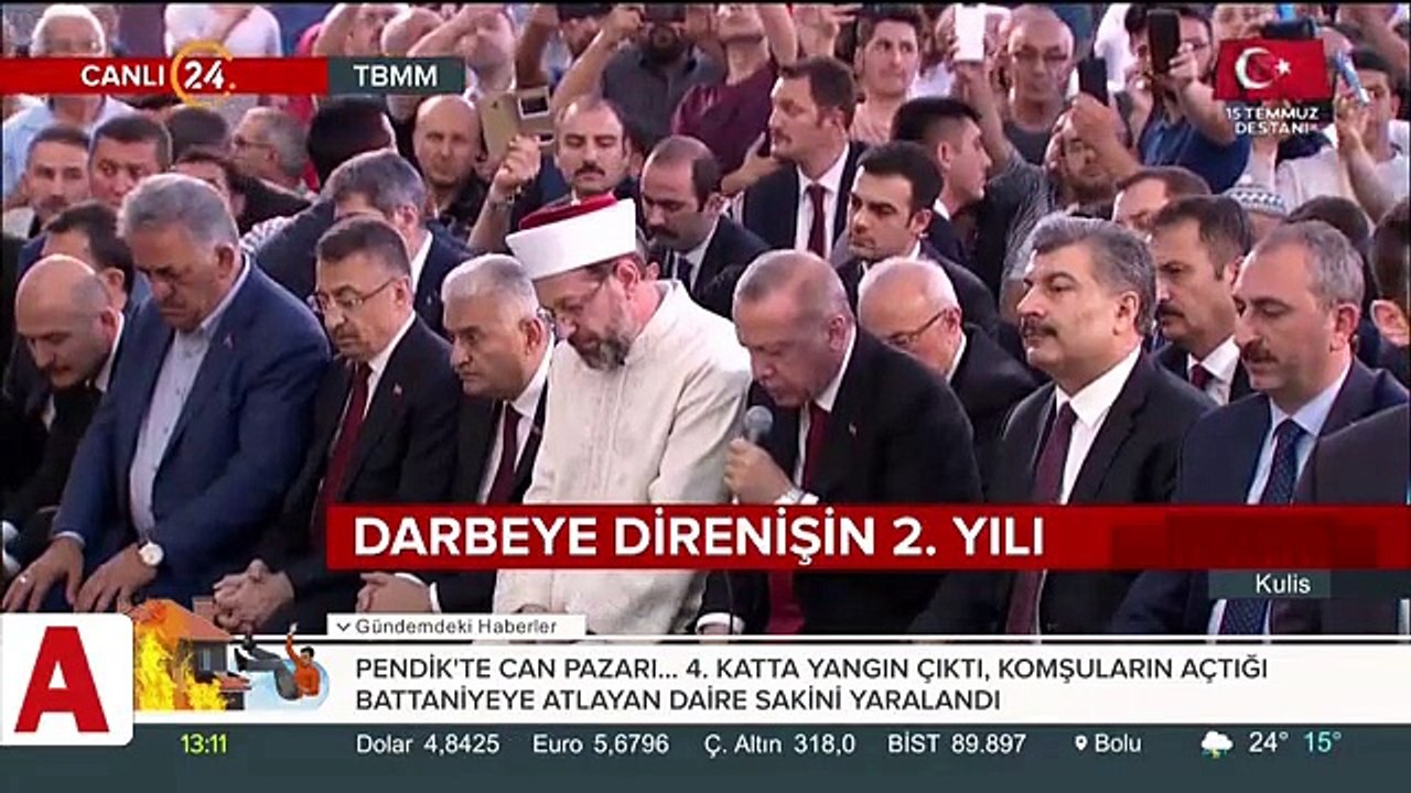 Cumhurbaşkanı Erdoğan Kur�an-ı Kerim okudu