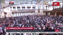 Cumhurbaşkanı Erdoğan şehitler için Kur’an-ı Kerim okudu