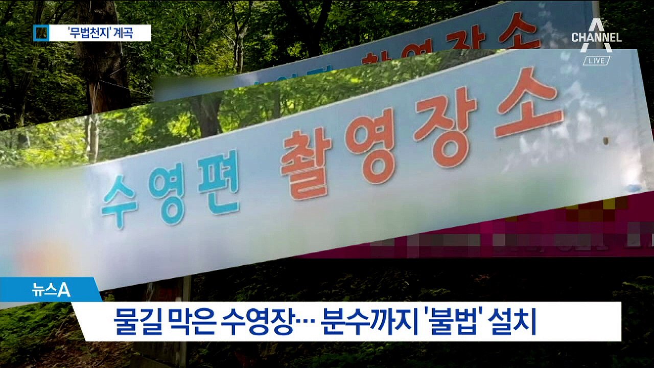 단속 비웃는 무허가 영업에…‘무법천지’ 된 계곡